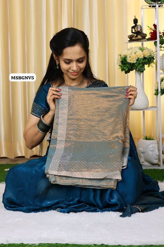 Fendy designer saree with work blouse Ⓜ️😍😎