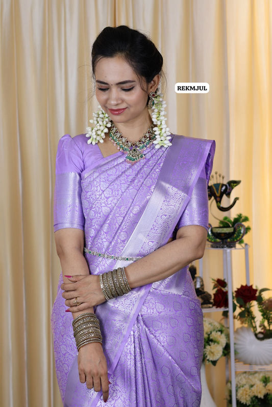 Bridal .semi soft silk saree🥳