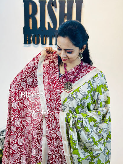 Premium quality mulmul cotton sarees with trending design