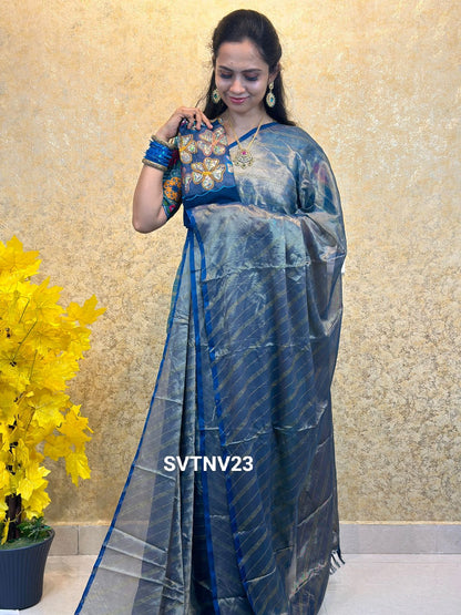 Designer saree With work blouse