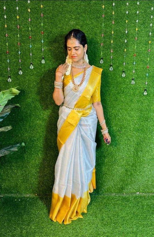 Tissue silk sarees