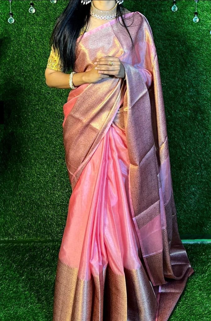 Warm silk sarees with Golden zari