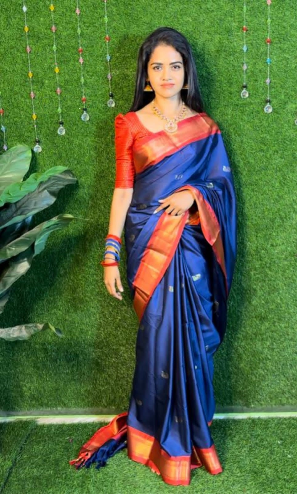 Semi Soft silk sarees.🥰