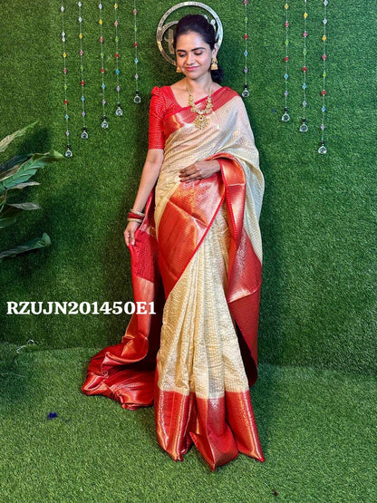 Warm silk zari checked sarees