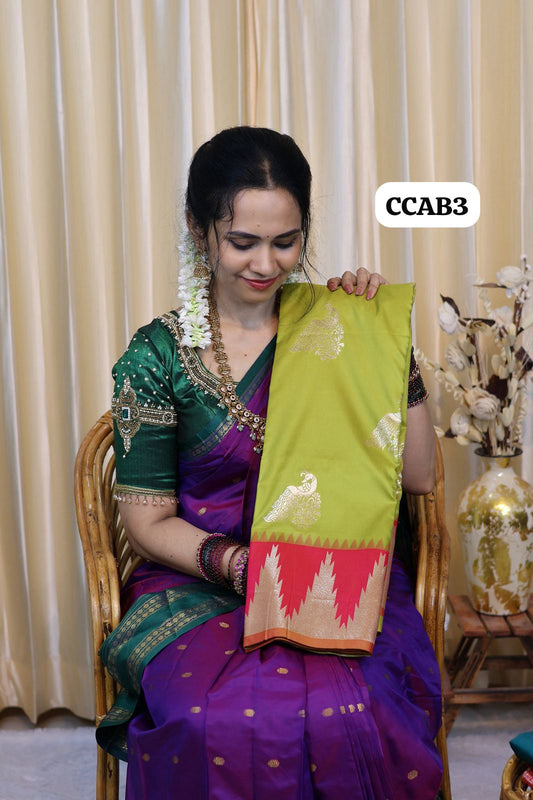 Kanchi Semi Silk saree😍😎📚