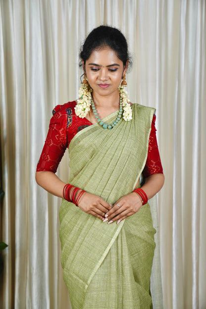 Kadhi Cotton with Kalamkari ❌