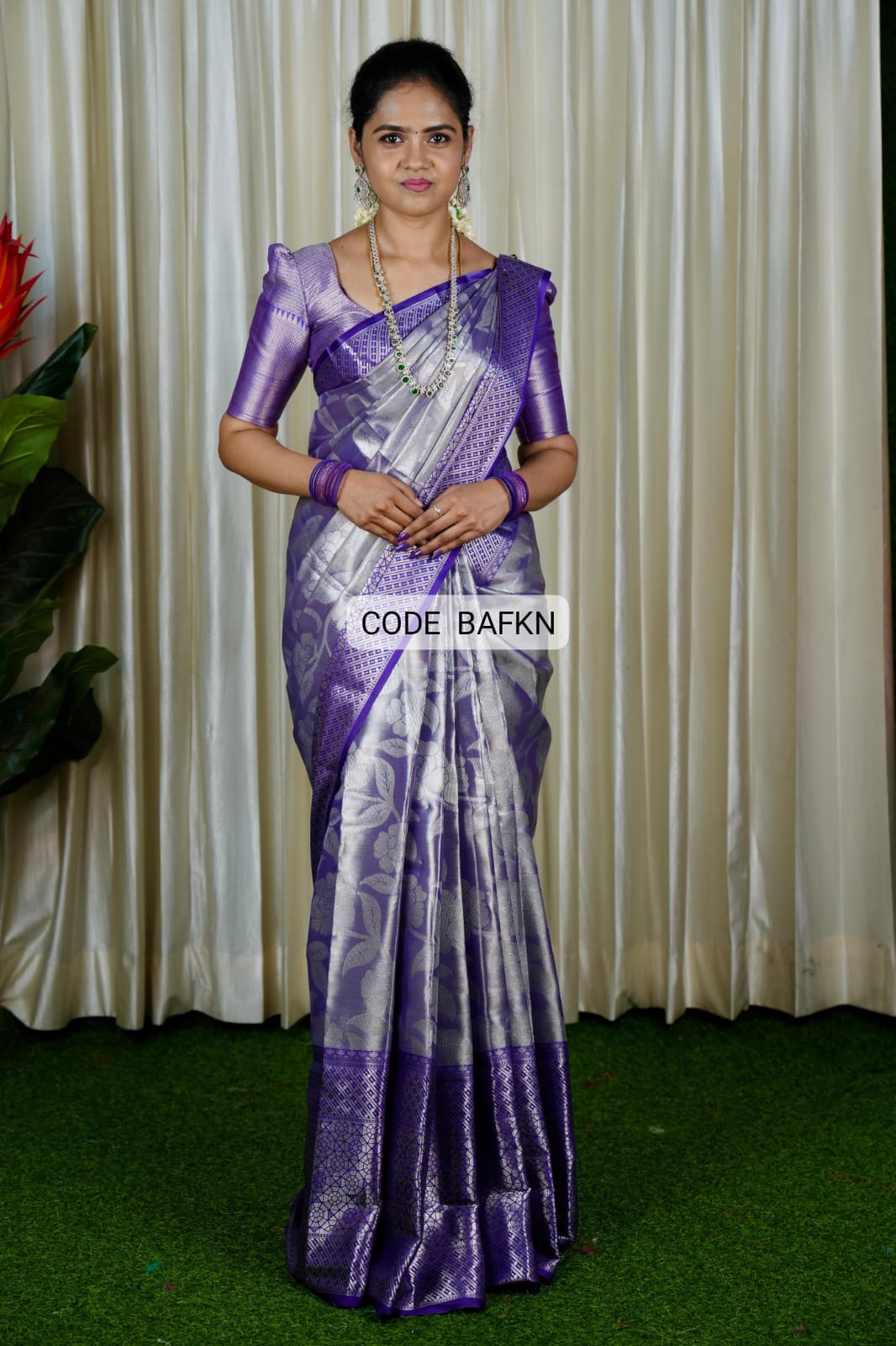 Semi Bridal Tissue Saree❌