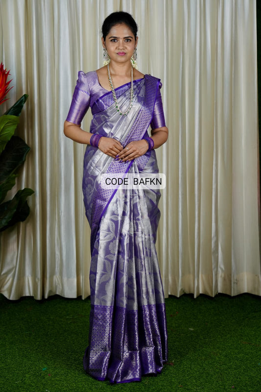 Semi Bridal Tissue Saree❌