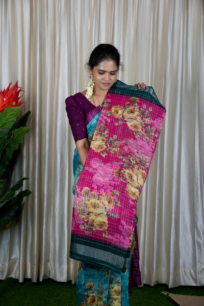 Cotton saree 🥰🥳