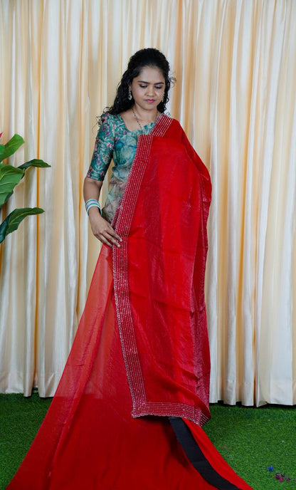 Premium space silk saree🍄 🥳