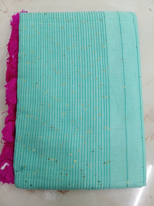 Kadhi cotton saree with running blouse 📷