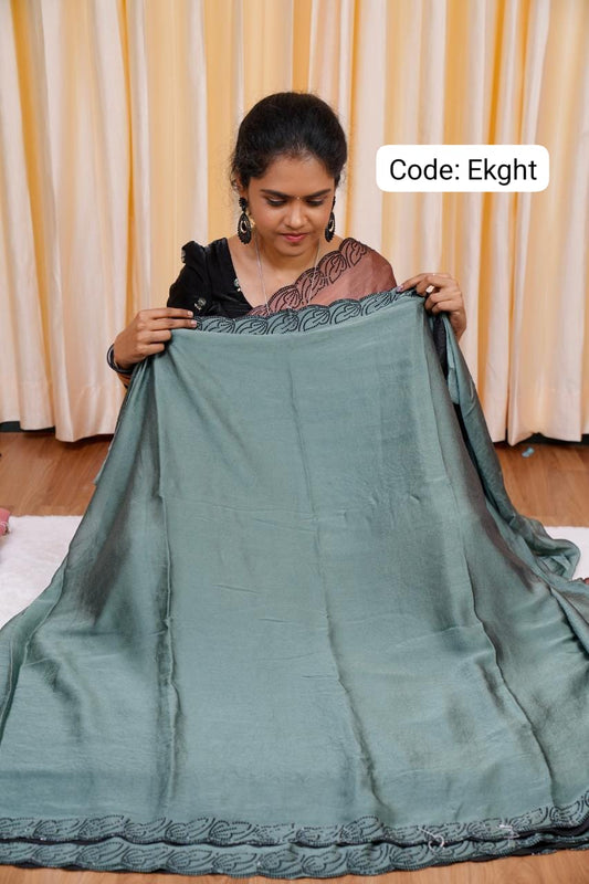 Fendy chiffon saree🥰😎🥳