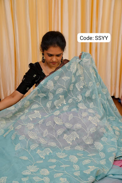 Fendy Chiffon Saree🥳