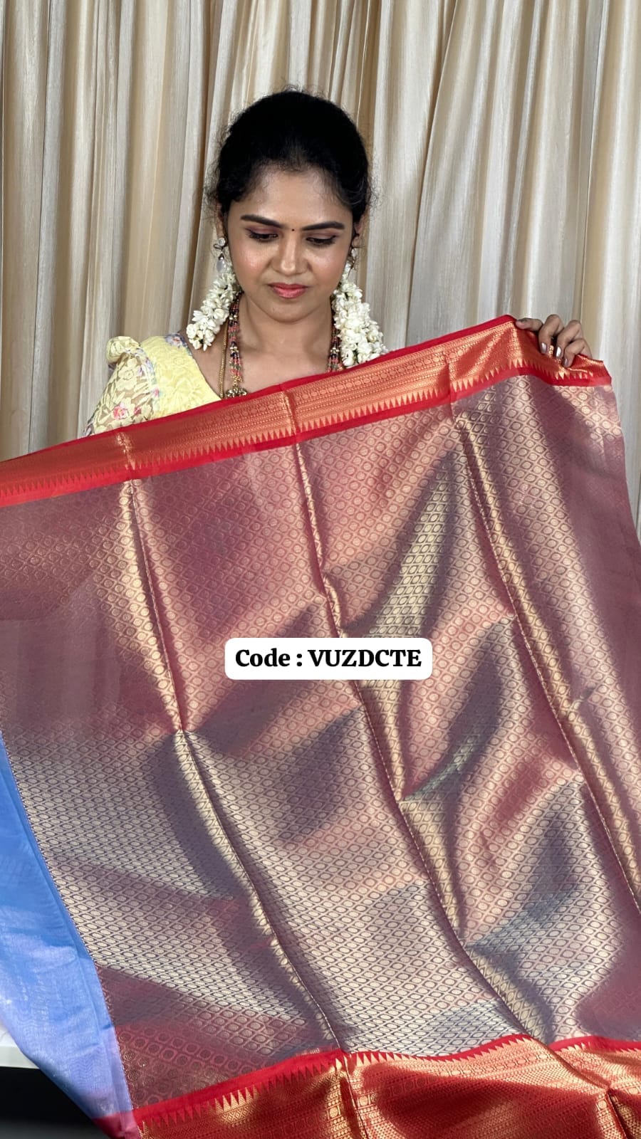 Warm silk saree