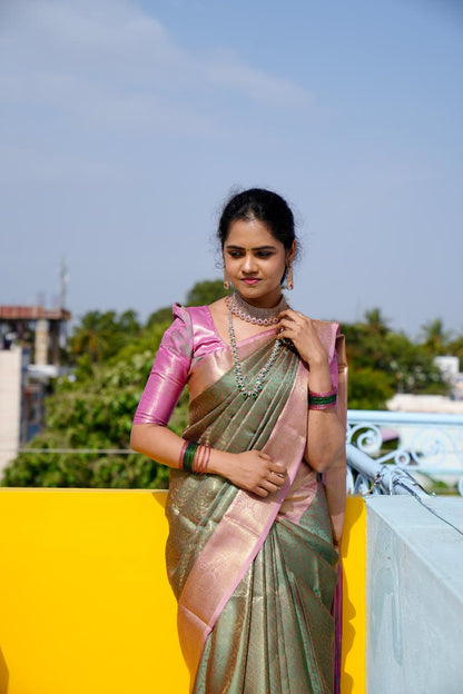 Premium soft katan saree🥳