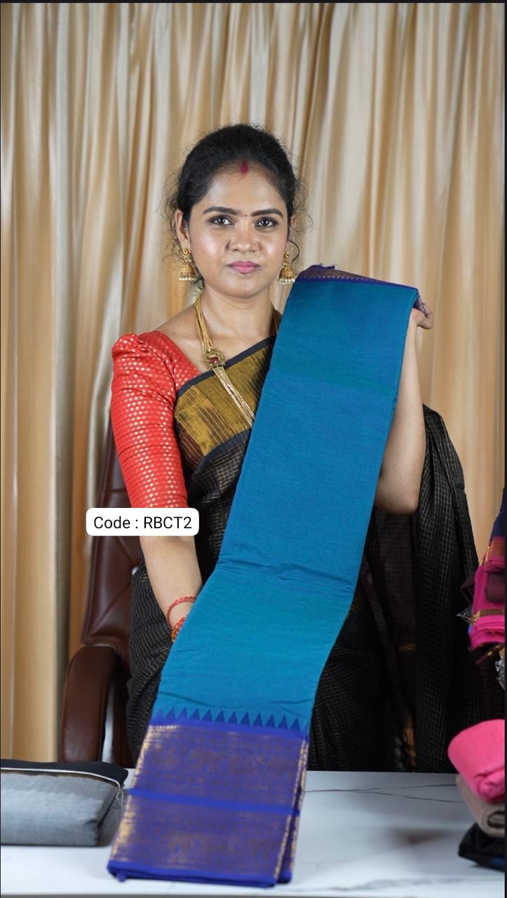 Kanchi cotton saree🍄✅
