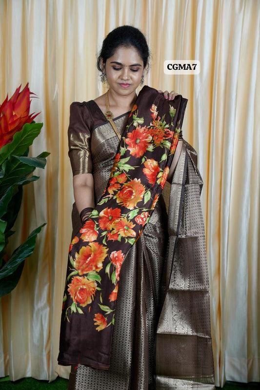Daily Wear Chiffon Saree 🥰