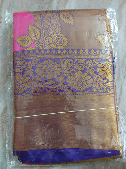 Semi silk sarees🍄🥳