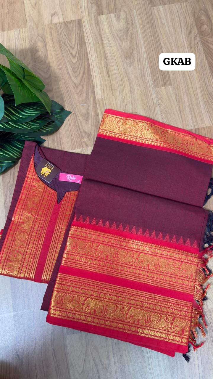 Premium Kanchi cotton salwar .. 2 piece setstitched🥰