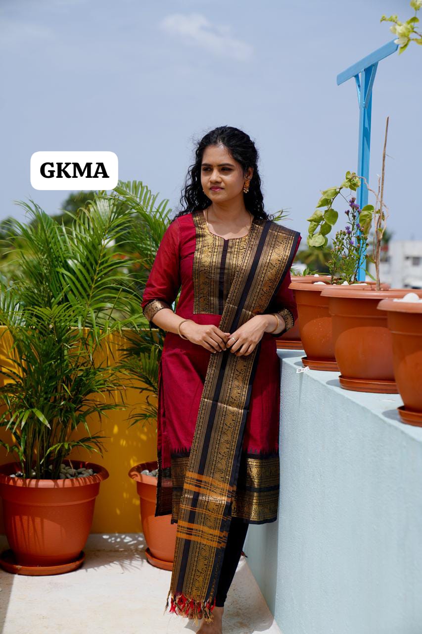 Premium kanchi cotton salwar (stitched)❌