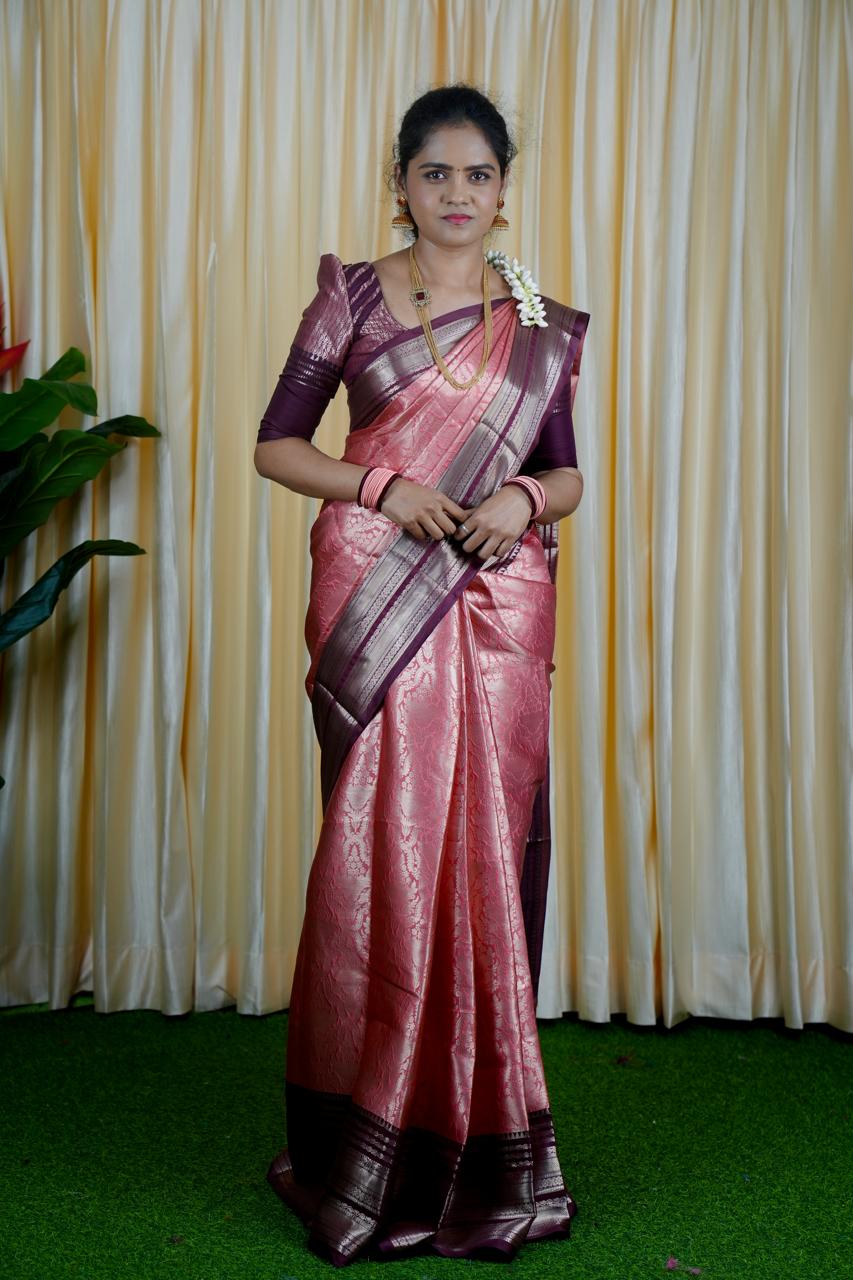 Soft katan tissue saree🍄🥳
