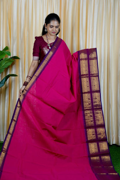 Kanchi Cotton Saree prebook❌