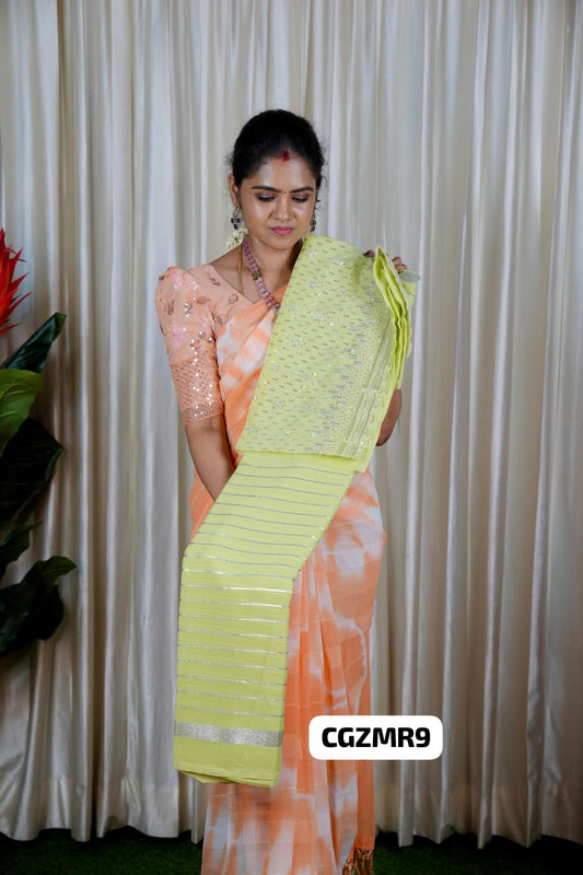 Chiffon saree❌