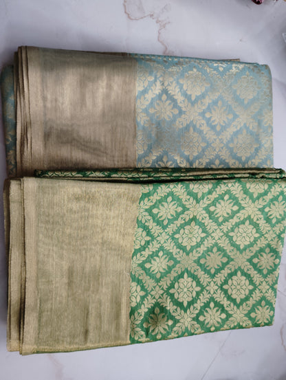 Premium Semi Soft Silk🍏🍄green
