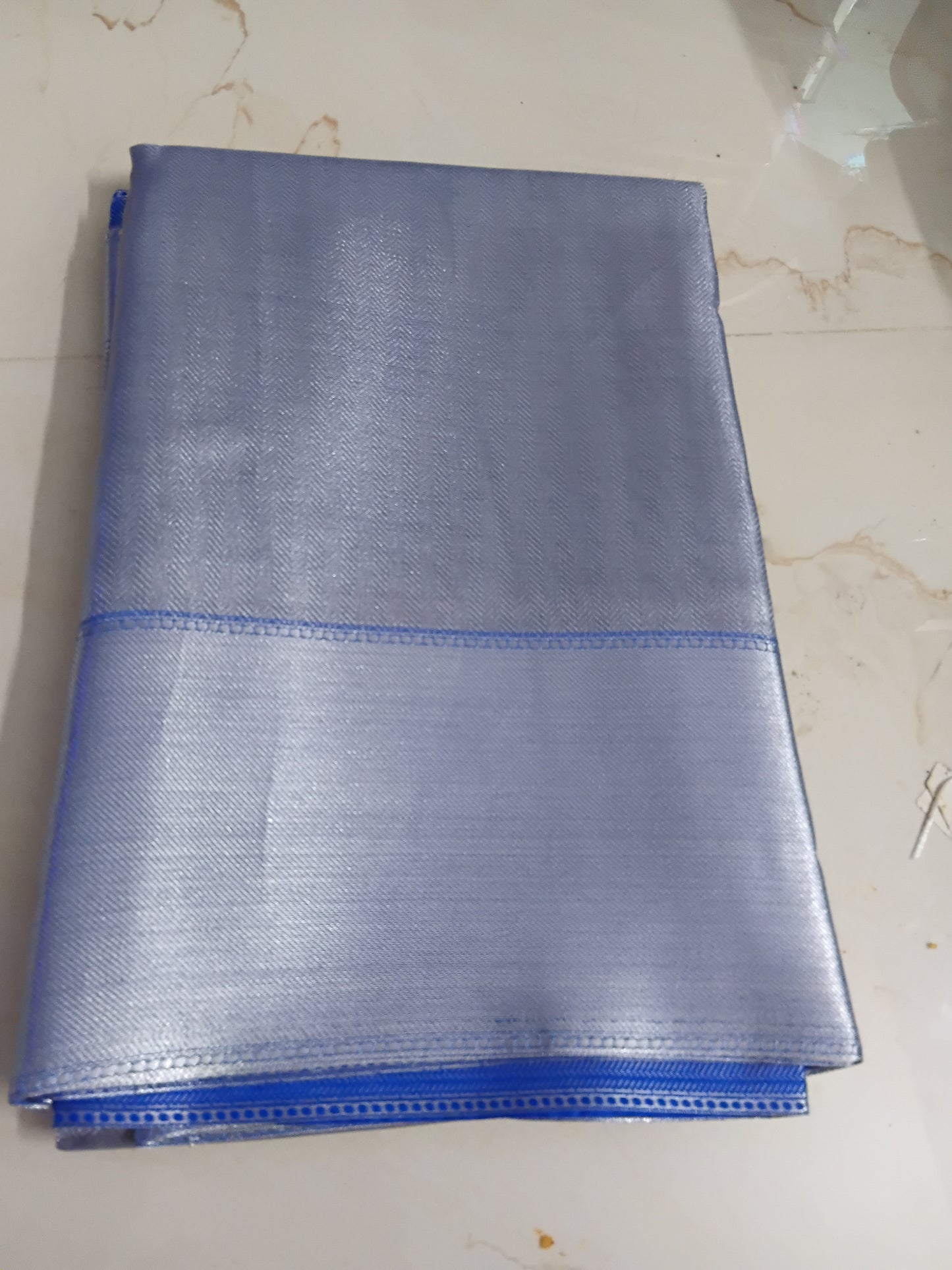 Tissue saree📷 blue color
