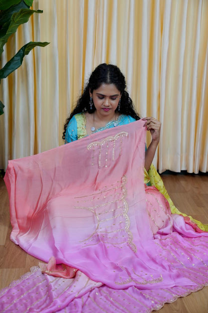 Space Silk Saree 🥳