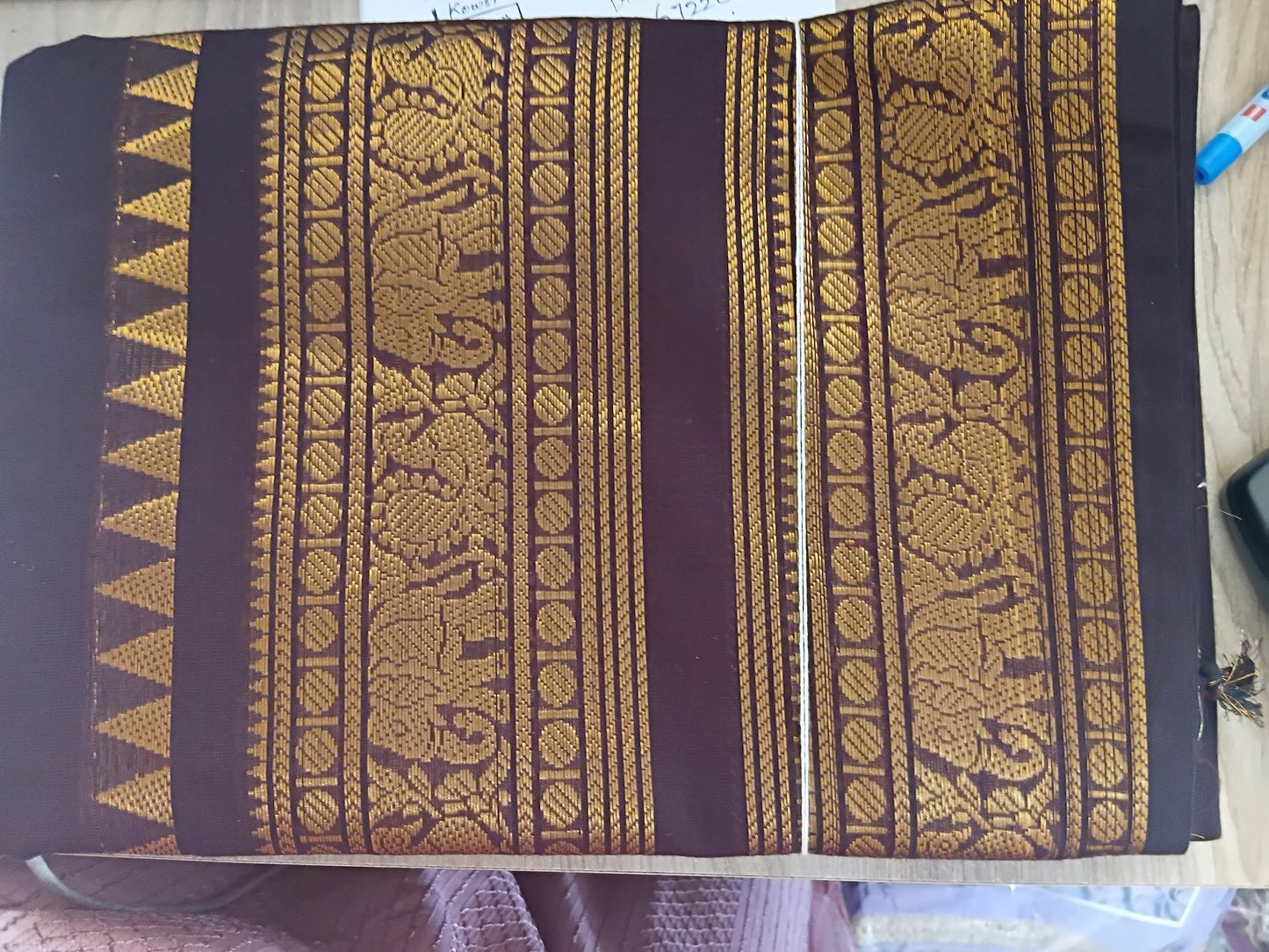 Kanchi cotton sarees  slightly design change 🎁