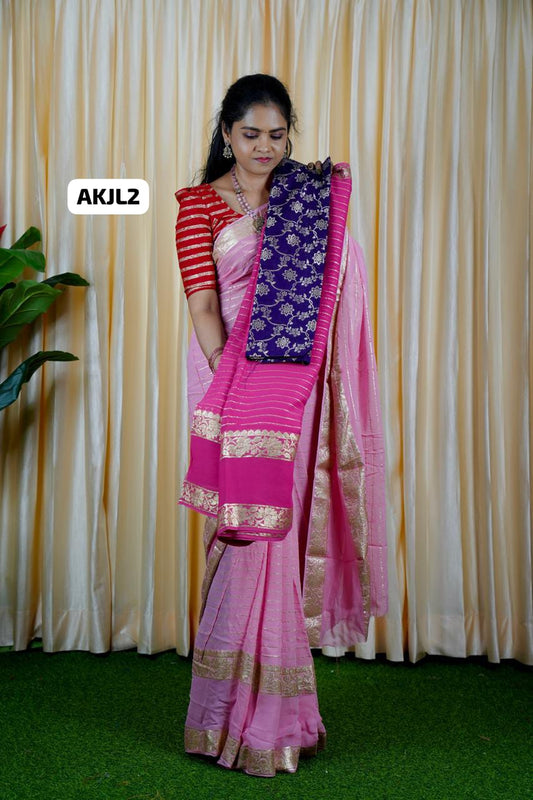 Viscose georgette sarees🥰🥳