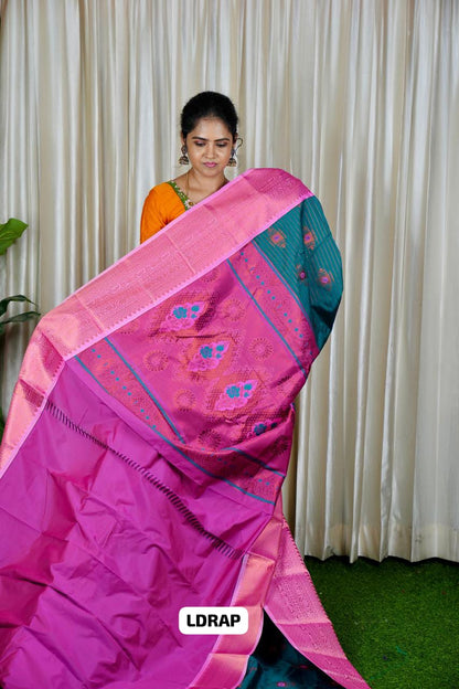 Premium kanchi semi silk saree🥰 🥳