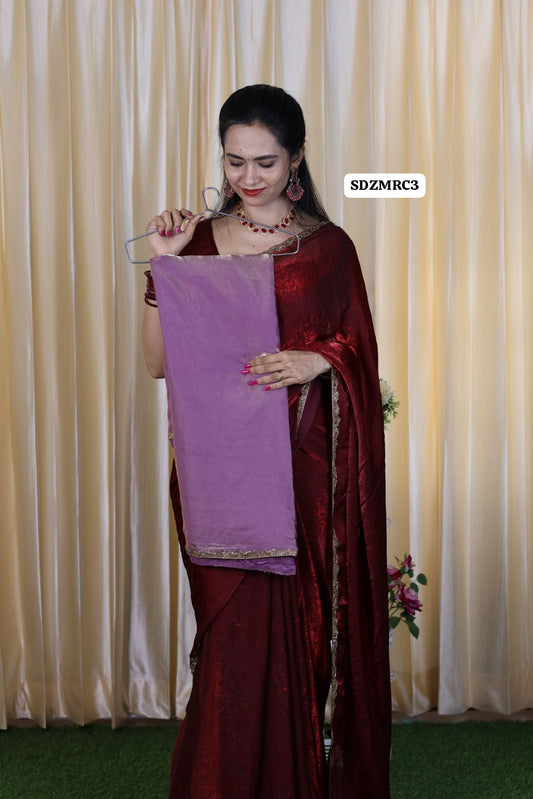 Heavy matallic space silk saree 🥳✅