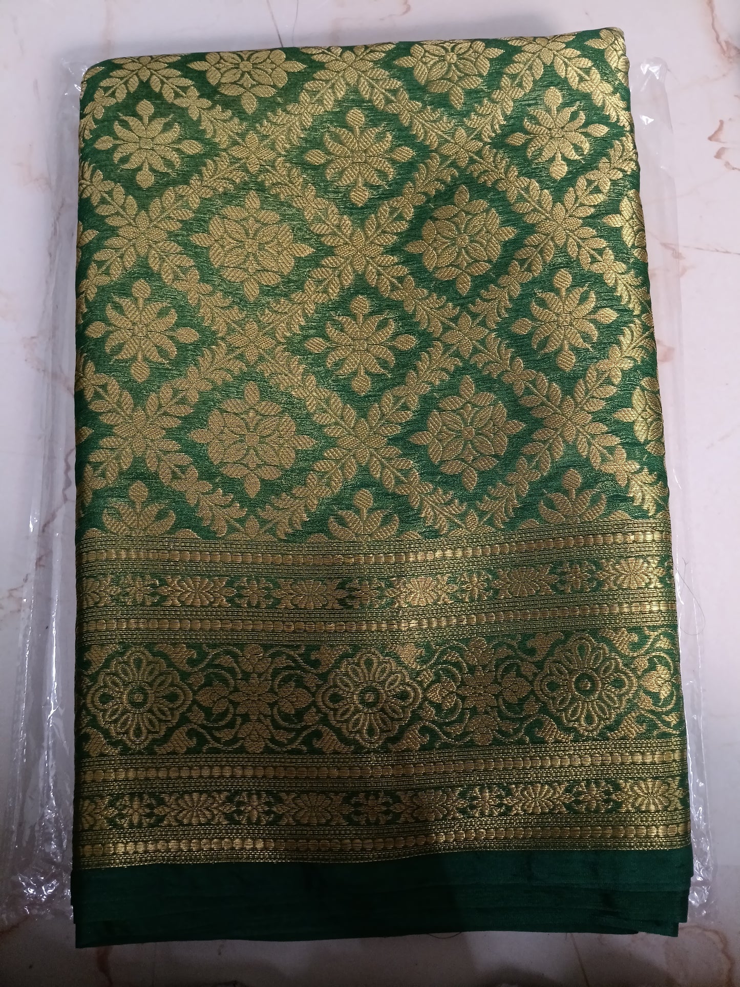 Katan soft silk 🍏🍄dark green