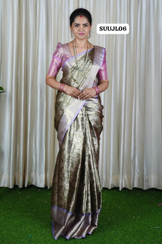 Kanchi Semi Silk Saree prebook 🥳