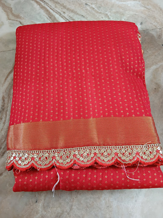 Warm silk saree📷