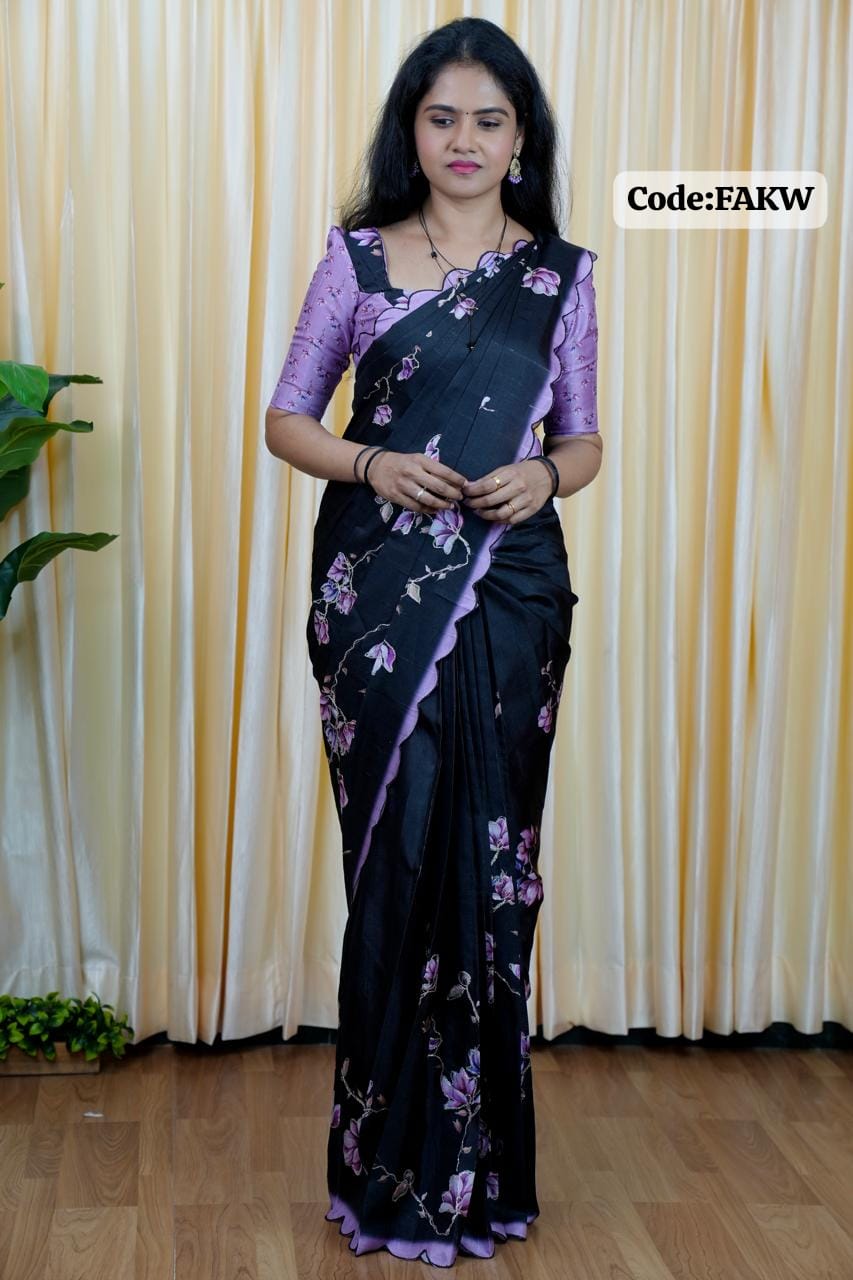 Handloom tussar silk🎁