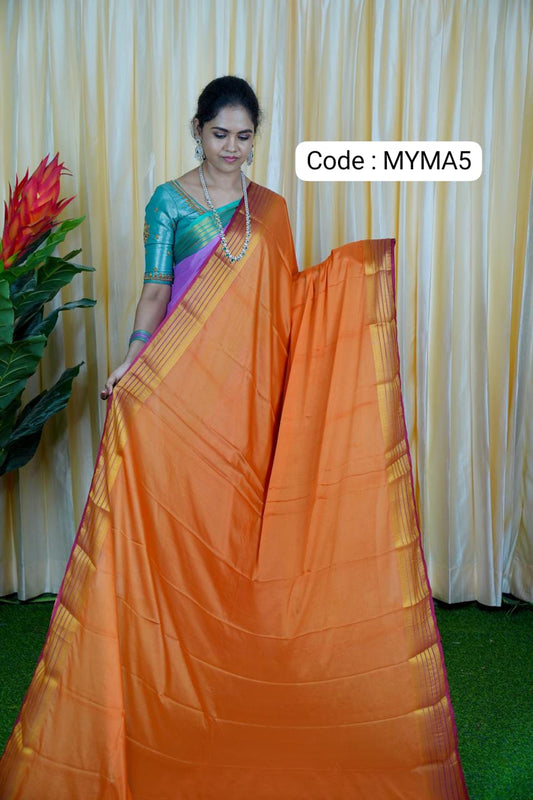 Mysore crepe silk saree 🥳