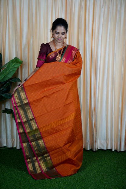 Kanchi cotton korvai buttas 5.5 mtr😎🥰