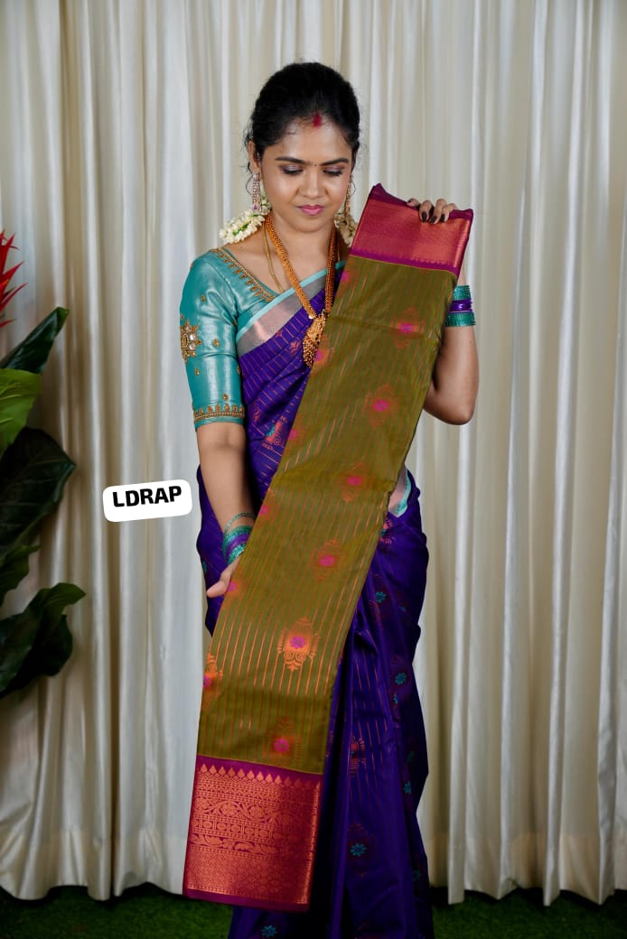 Premium  kanchi semi silk 🥳