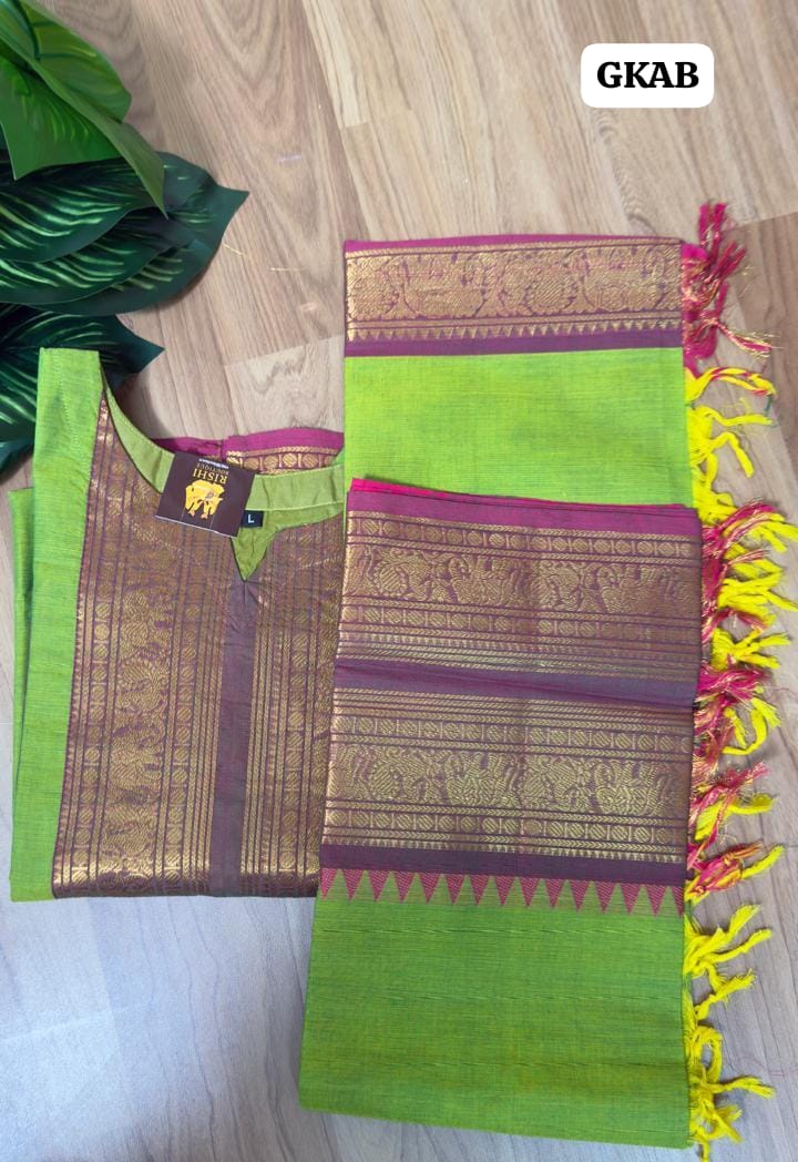 Premium Kanchi cotton salwar .. 2 piece set 🥰😎stitched