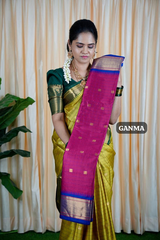 Kalyani silk saree with checks🥳✅