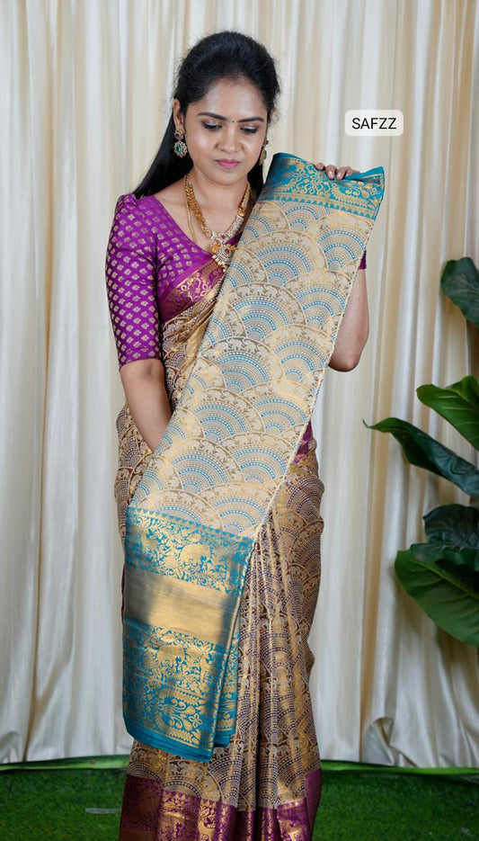 Kanchi Inspired Semi Silk ❌