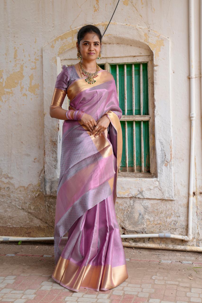 Soft Katan saree🍄🥳