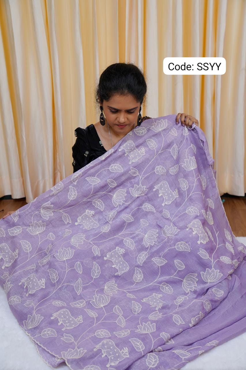 Fendy Chiffon Saree🥳