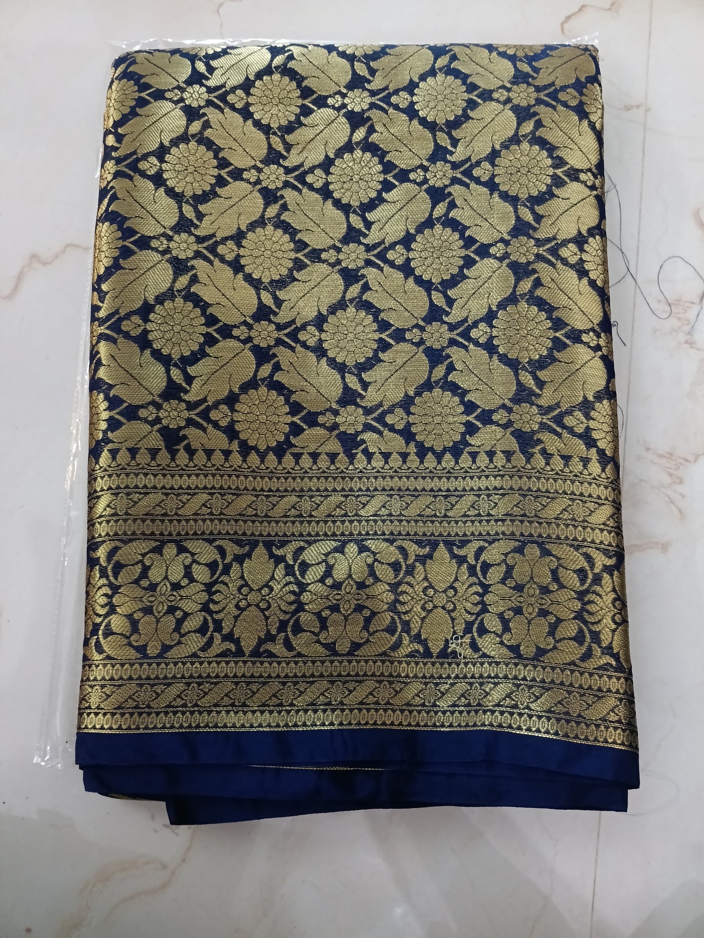Banarasi soft silk 📷 navy blue