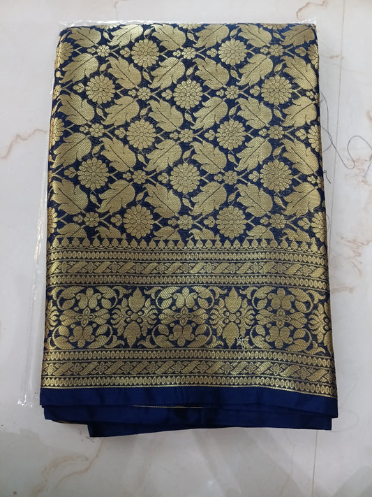 Banarasi soft silk 📷 navy blue