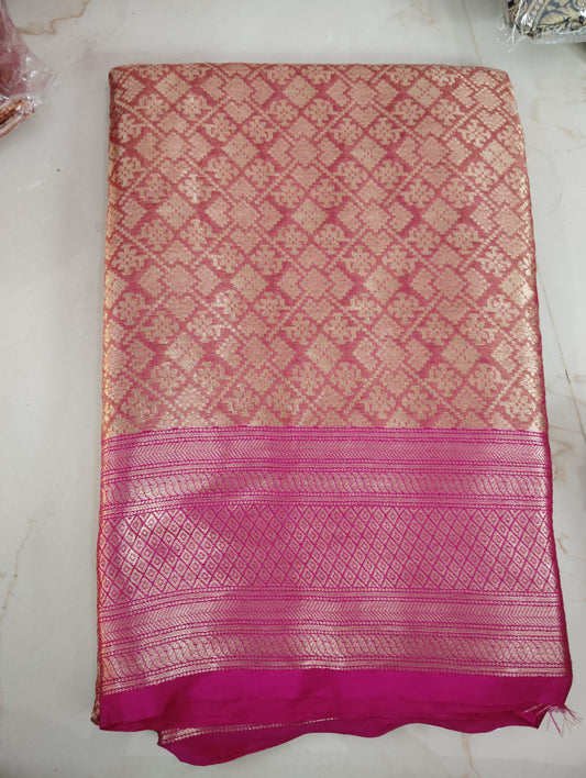 Soft Tissue Silk 📷 Rani Pink