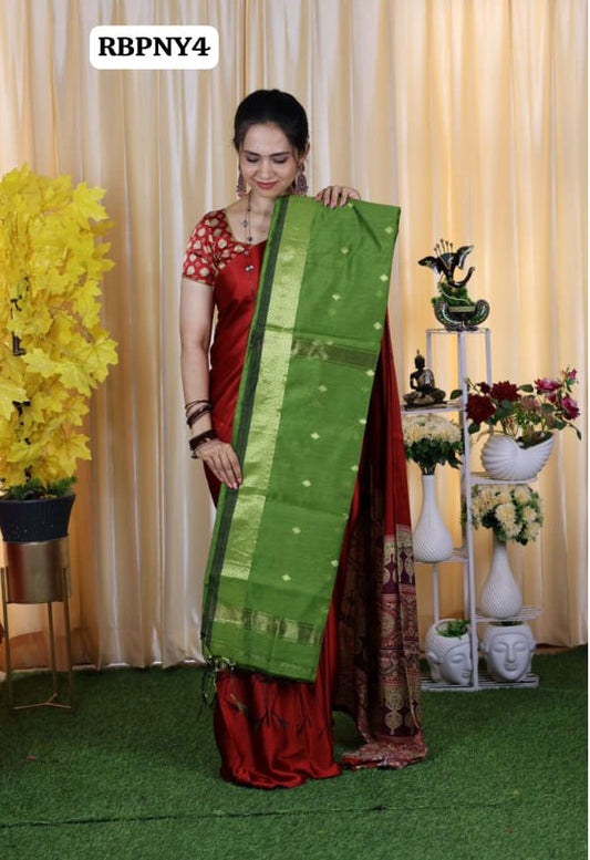 Nayanthara inspired .cotton zari weaving saree🥳